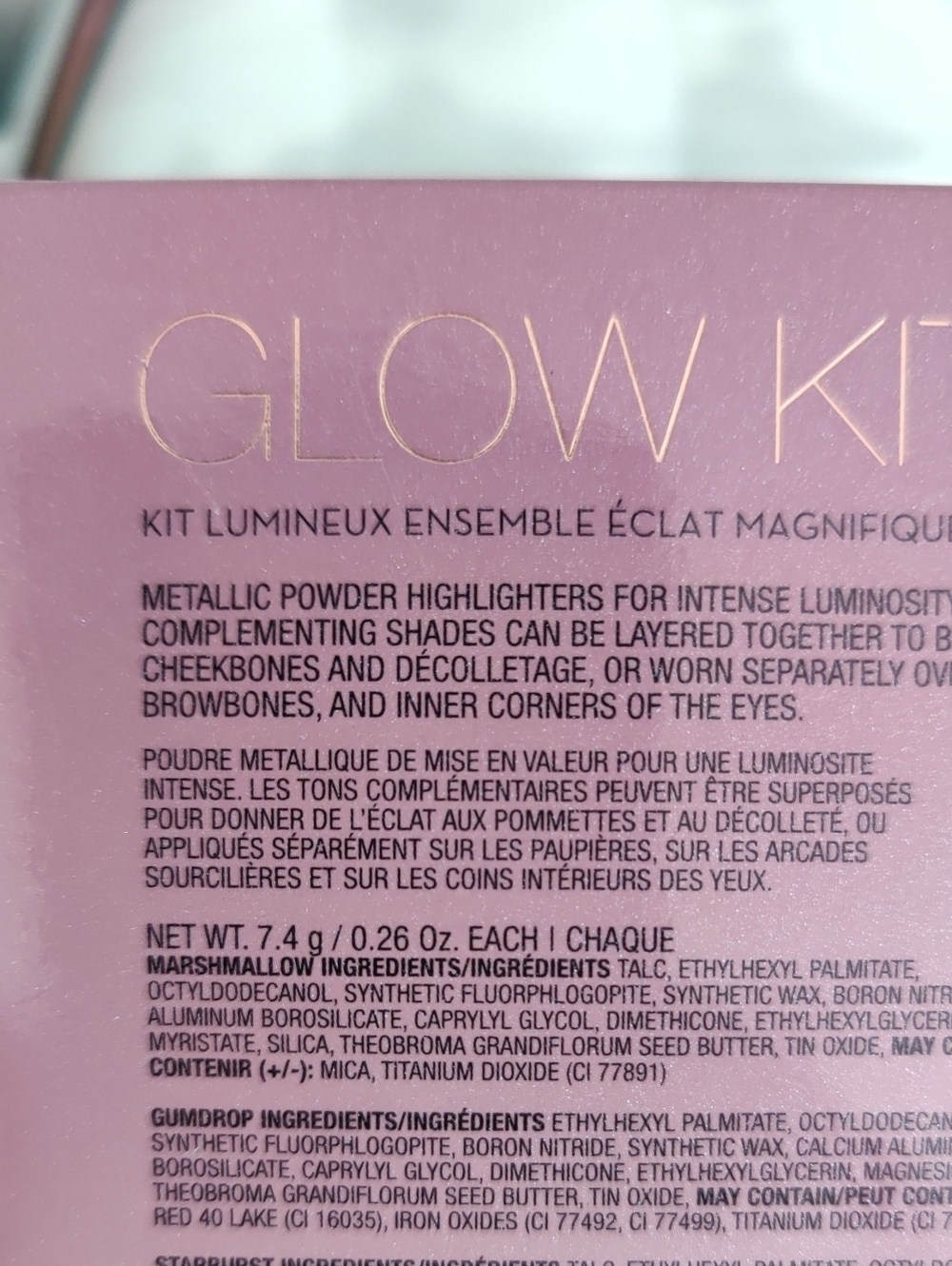 Anastasia Beverly Hills Glow Kit Sugar Pink Gradient Highlighter MetallicPalette - Picture 4 of 6